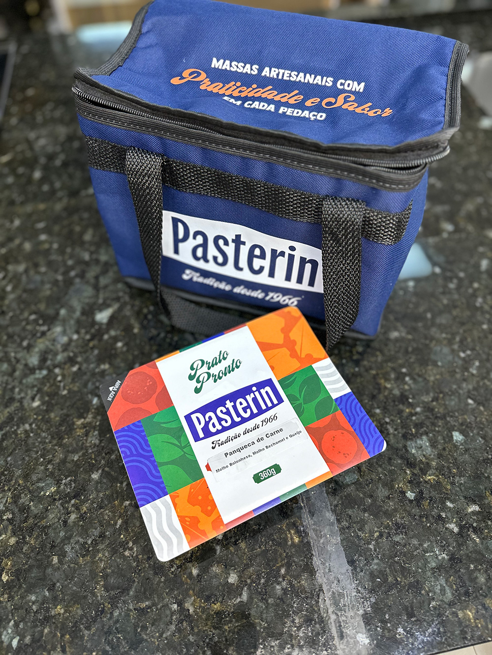 Panqueca Pasterin com bolsa térmica
