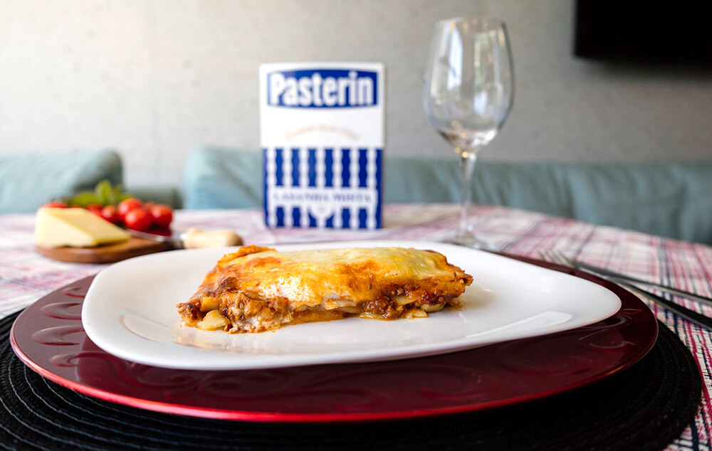 Massa Pasterin gratinada